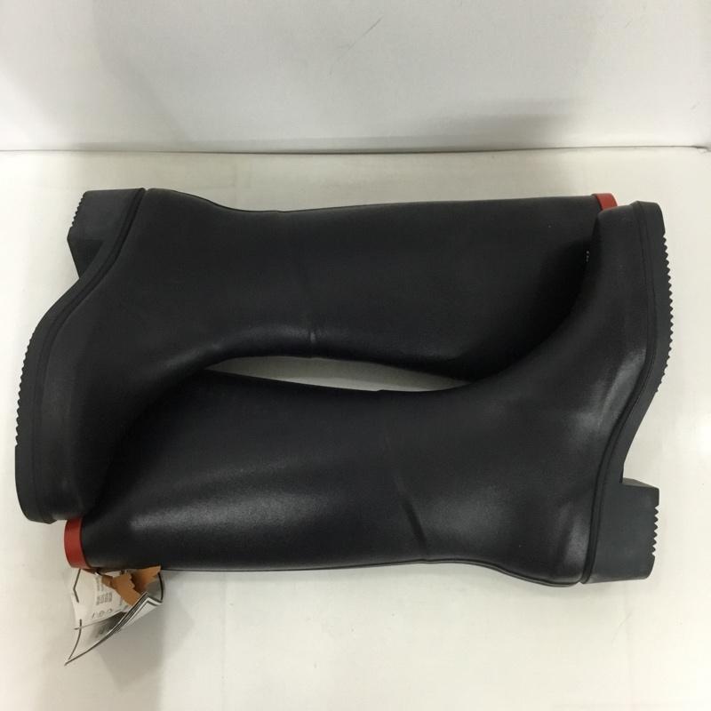 エーグル AIGLE 長靴、レインシューズ 長靴、レインシューズ ZZF8408 ミスジュリエットA ラバーブーツ 39 ロゴ、文字 黒 / ブラック / レディース USED 古着 中古 10135775