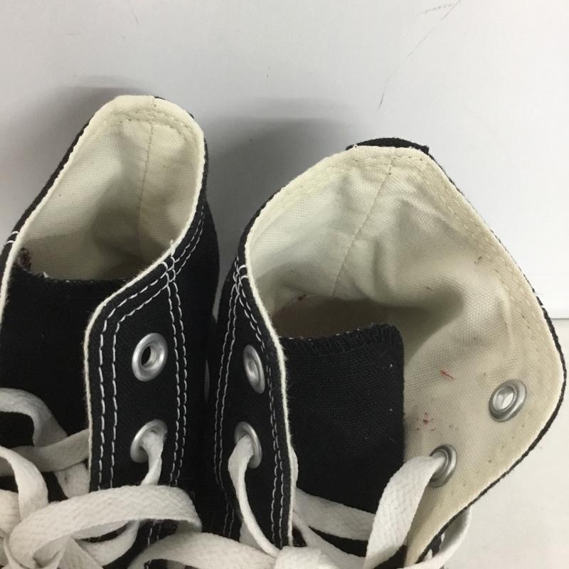 コンバース CONVERSE スニーカー スニーカー M9160 ALL STAR HI ハイカット 23cm 23.0cm ロゴ、文字 黒 / ブラック / X 白 / ホワイト / レディース USED 古着 中古 10141558