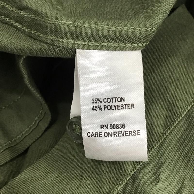 古着 USED シャツ、ブラウス 半袖 L 無地 カーキ / カーキ / メンズ USED 古着 中古 10134937