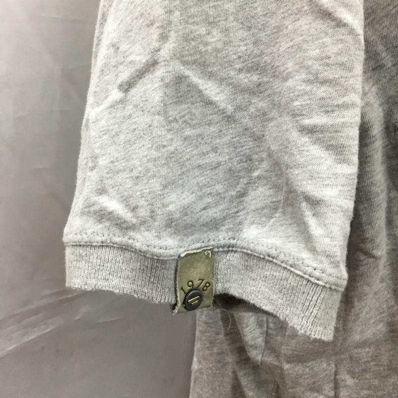 ディーゼル DIESEL ポロシャツ 半袖 L 無地 灰 / グレー / メンズ USED 古着 中古 10108956