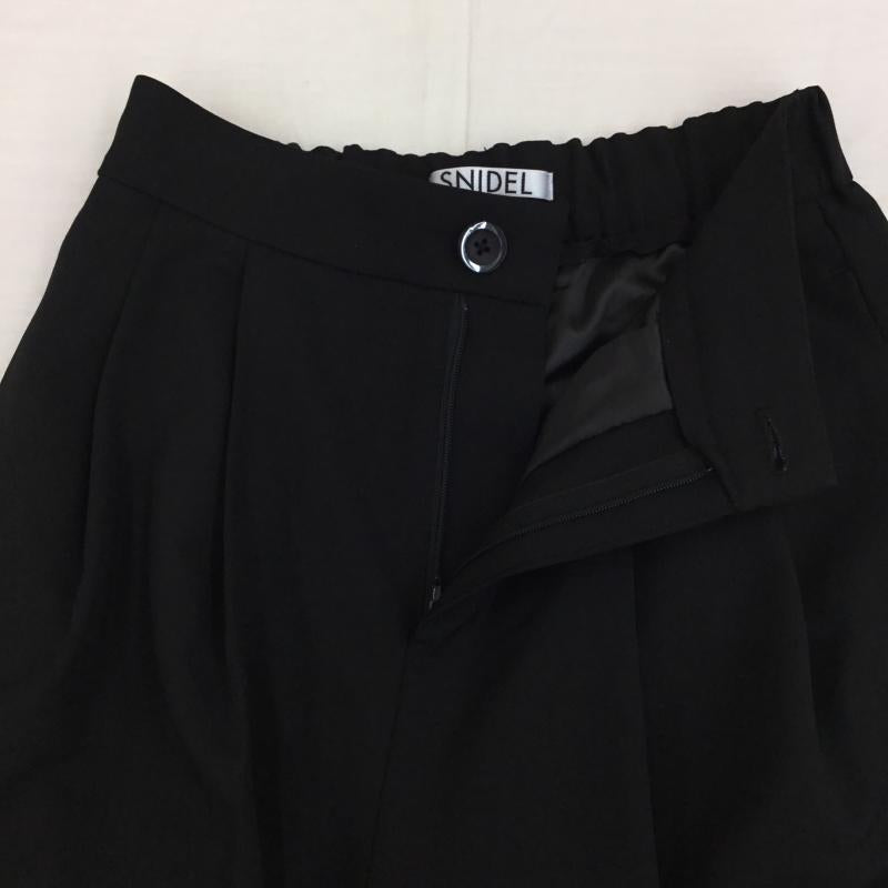 スナイデル SNIDEL パンツ スラックス SWFP215124 0 無地 黒 / ブラック / レディース USED 古着 中古 10138287