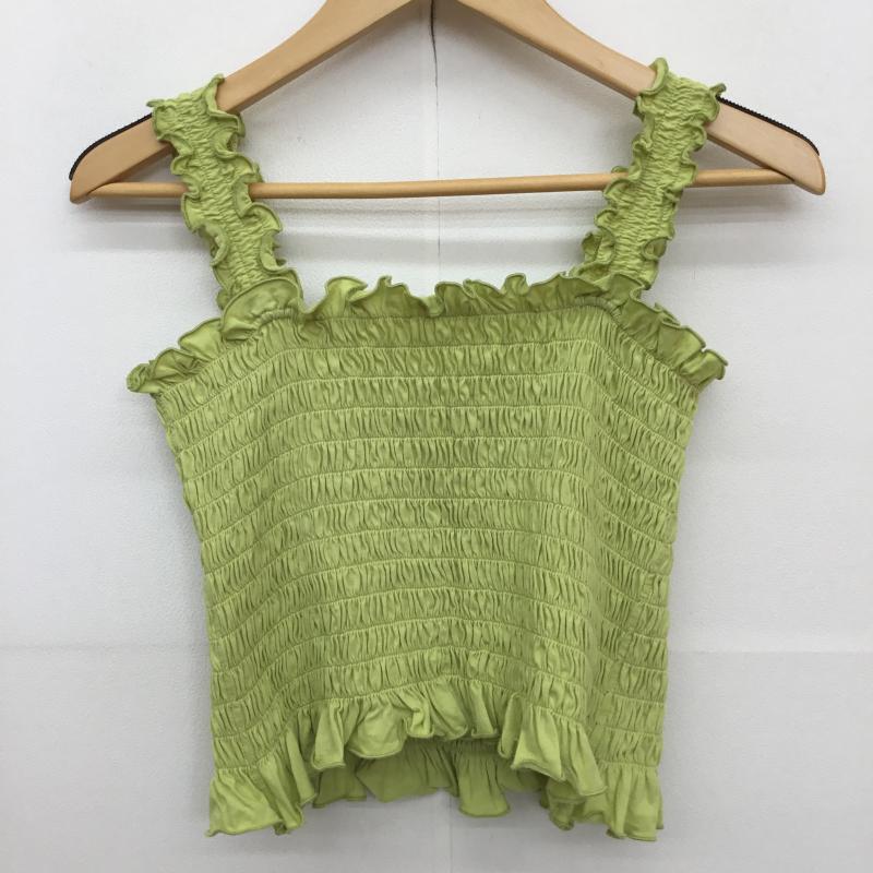 ダブルクローゼット w closet ベスト ベスト FREE 無地 緑 / グリーン / レディース USED 古着 中古 10128105