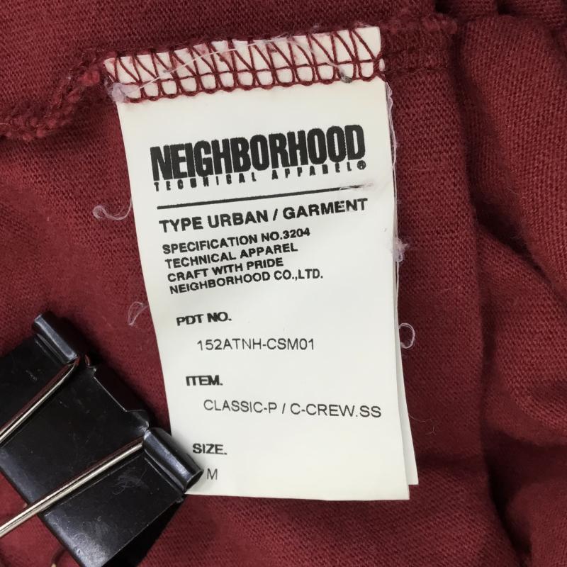 ネイバーフッド NEIGHBORHOOD Tシャツ 半袖 M ロゴ、文字 赤 / レッド / メンズ USED 古着 中古 10065338
