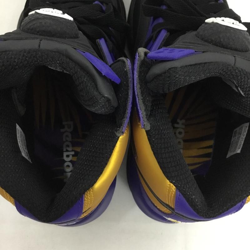 リーボック Reebok スニーカー スニーカー GY7127 SHAQ ATTAQ シャックアタック 27.5cm 箱有 27.5cm ロゴ、文字 黒 / ブラック / X 紫 / パープル / X 金 / ゴールド / メンズ USED 古着 中古 10130764