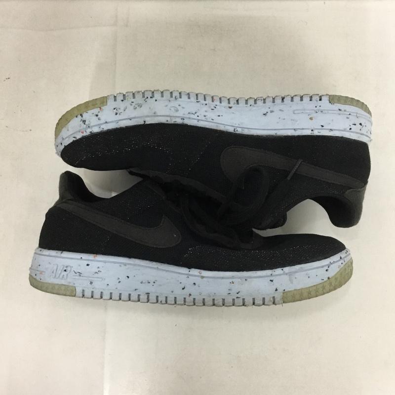 ナイキ NIKE スニーカー スニーカー DC4831-001 AIR FORCE 1 CRATER FLYKNIT 26.5cm 26.5cm ロゴ、文字 黒 / ブラック / メンズ USED 古着 中古 10137342