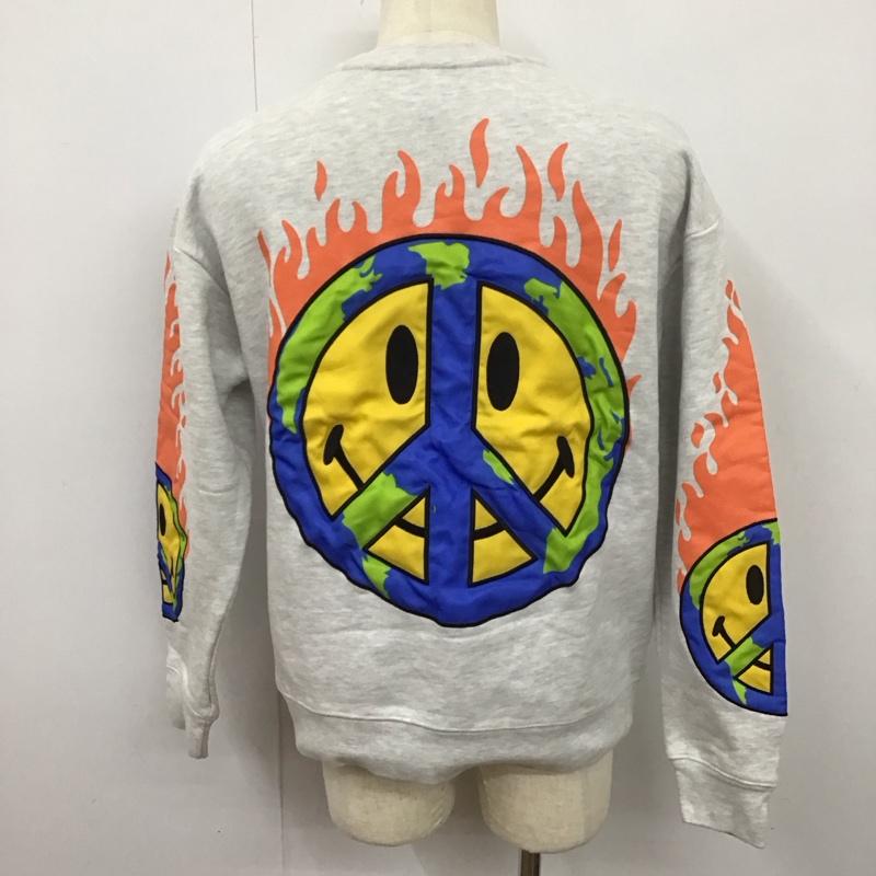 チャイナタウンマーケット CHINATOWN MARKET トレーナー 長袖 長袖 M プリント 灰 / グレー / メンズ USED 古着 中古 10123882