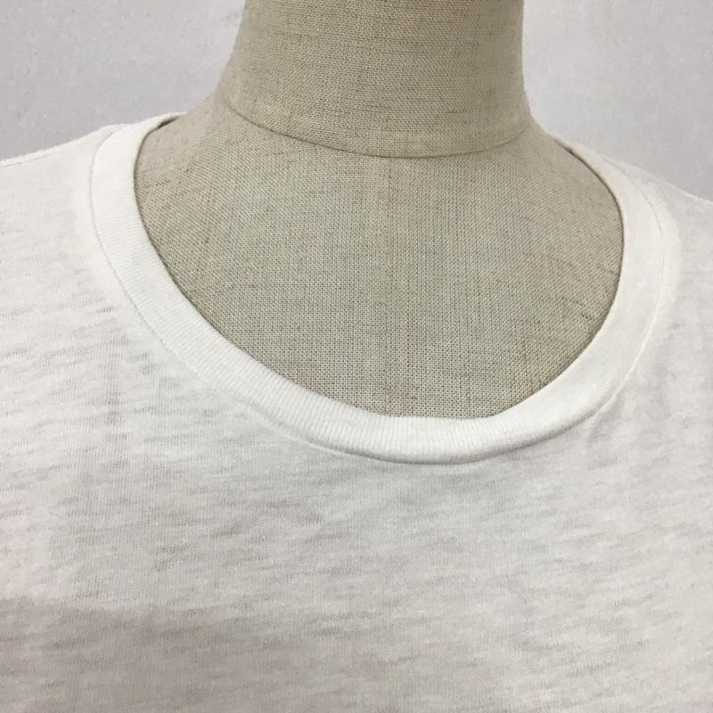 ポロラルフローレン POLO RALPH LAUREN Tシャツ 半袖 クルーネック M ロゴ、文字 白 / ホワイト / レディース USED 古着 中古 10108299