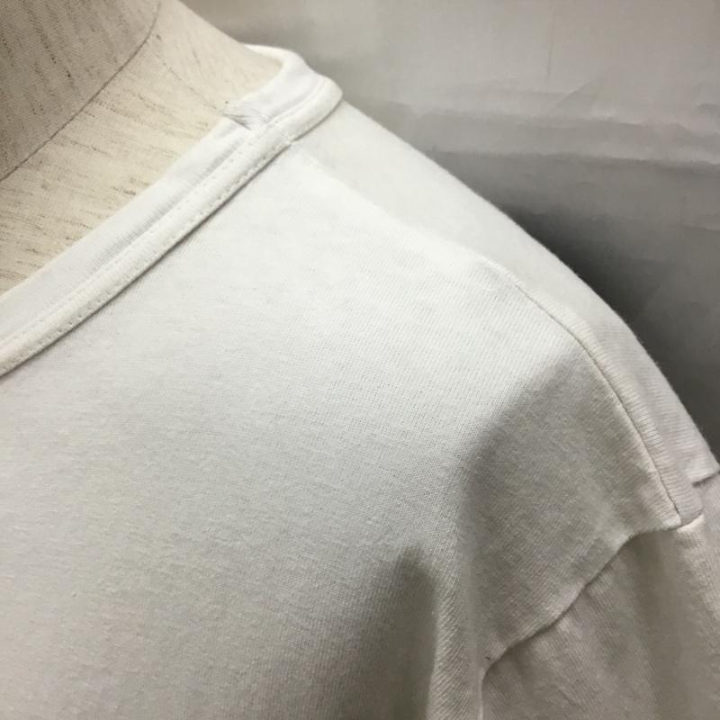 オフホワイト Off-White Tシャツ 半袖 半袖カットソー プリントTシャツ クルーネックカットソー M ロゴ、文字 白 / ホワイト /  メンズ USED 古着 中古 10109329