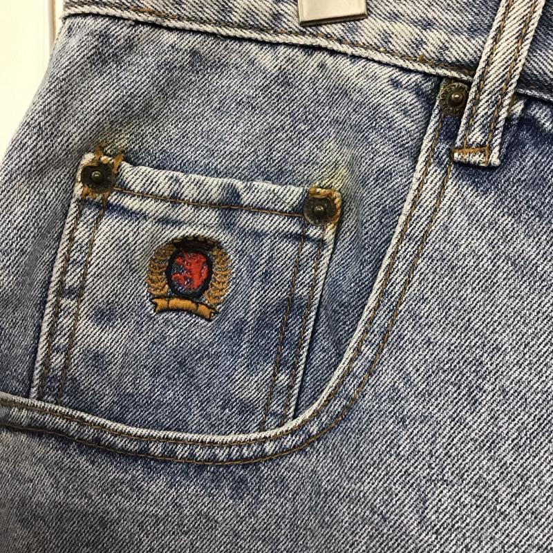 トミー ジーンズ TOMMY JEANS パンツ ショートパンツ デニムショートパンツ 90s 36 無地 水色 / ライトブルー / メンズ USED 古着 中古 10129923