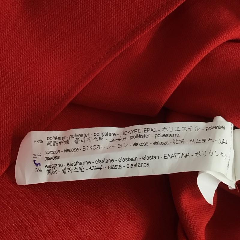 ザラ ZARA カットソー 七分袖 2257 703 601 S 無地 赤 / レッド / レディース USED 古着 中古 10139242