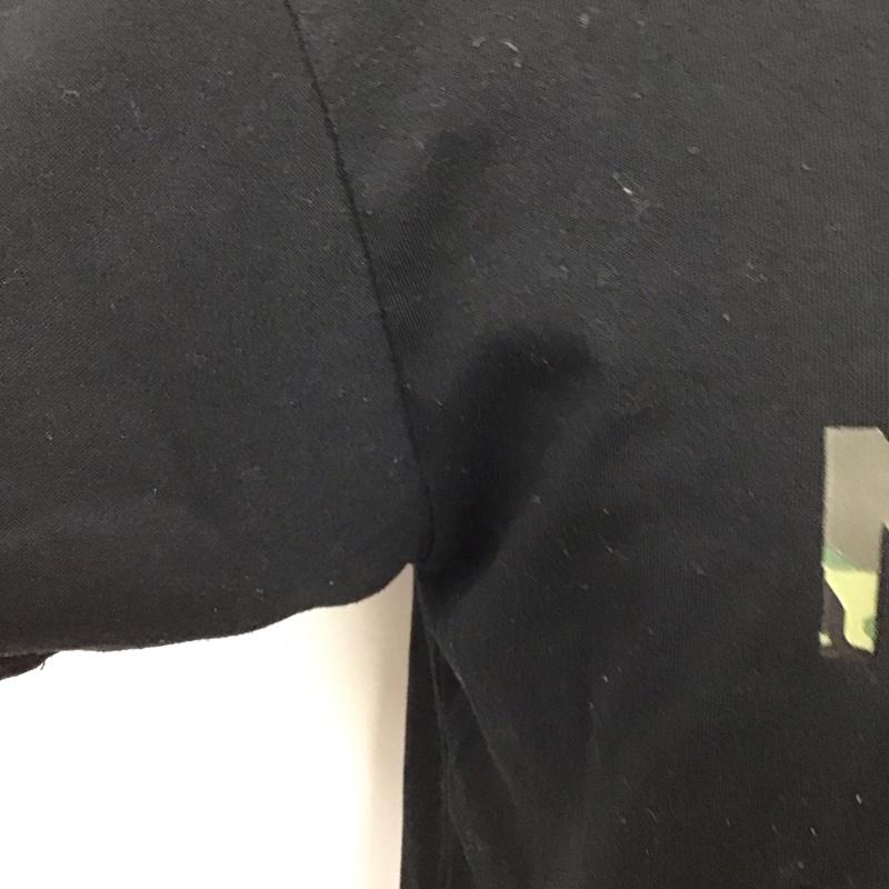 ザノースフェイス THE NORTH FACE Tシャツ 半袖 nt31622 S/SCAMOUFLALGT 半袖カットソー プリントTシャツ L ロゴ、文字 黒 / ブラック / メンズ USED 古着 中古 10115401