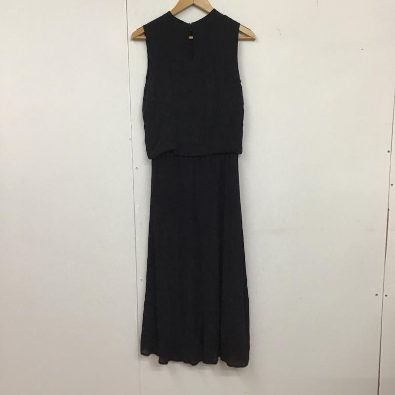 オリーブデオリーブ OLIVE des OLIVE ワンピース ロングスカート ノースリーブロングワンピース フレアスカート M 無地 黒 / ブラック / レディース USED 古着 中古 10135192