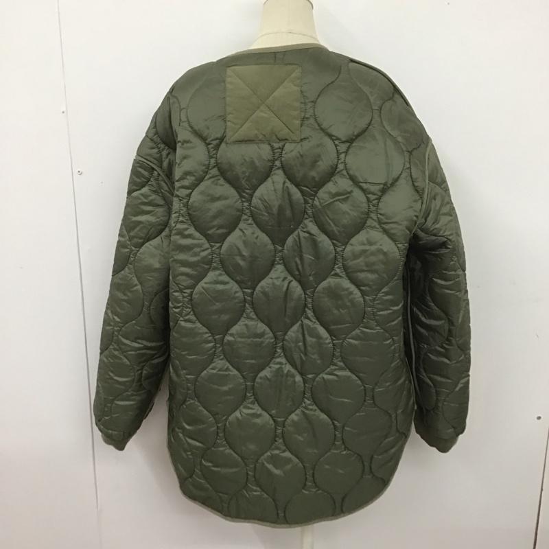 ザラ ZARA ジャケット、上着 ジャンパー、ブルゾン 7522 048 506 キルティング リバーシブル M 無地 カーキ / カーキ / レディース USED 古着 中古 10107176