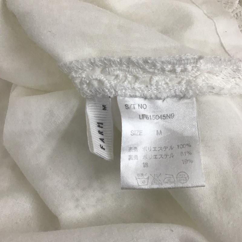 ローリーズファーム LOWRYS FARM カットソー 半袖 LF615045N9 レース M レース柄 白 / ホワイト / レディース USED 古着 中古 10121121
