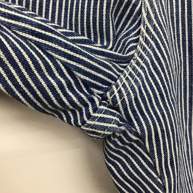 古着 USED パンツ デニム、ジーンズ ヒッコリーパンツ ワイドパンツ ストレッチパンツ カジュアルパンツ ストライプ インディゴ / インディゴ / メンズ USED 古着 中古 10131149