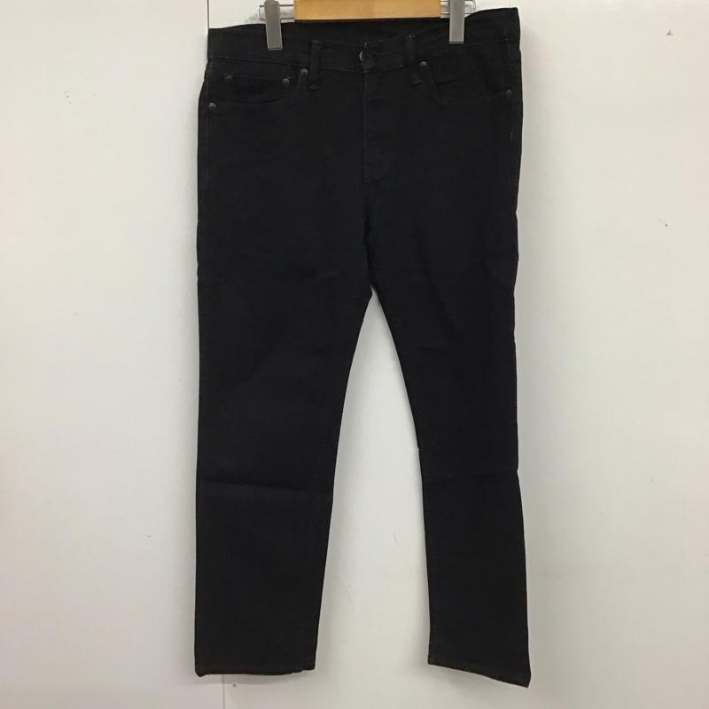 リーバイストラウスアンドコー Levi Strauss & co. パンツ デニム、ジーンズ デニムパンツ スリムパンツ ストレッチパンツ ジーンズ 32インチ 無地 黒 / ブラック /  メンズ USED 古着 中古 10123552