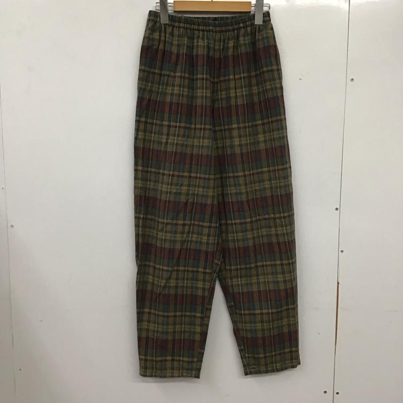 ギャップ GAP パンツ ワークパンツ、ペインターパンツ ワイドパンツ カジュアルパンツ ワークパンツ チェックパンツ S チェック マルチカラー / マルチカラー / メンズ USED 古着 中古 10134577