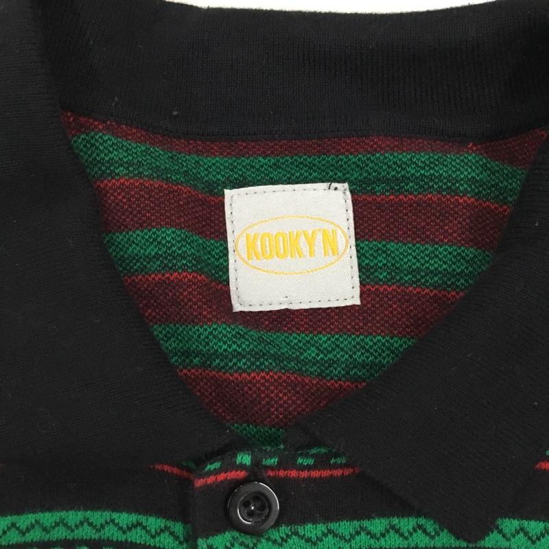 クーキー KOOKY N ポロシャツ 半袖 半袖ポロシャツ カラーシャツ 半袖カットソー FREE ボーダー柄 マルチカラー / マルチカラー /  メンズ USED 古着 中古 10113306