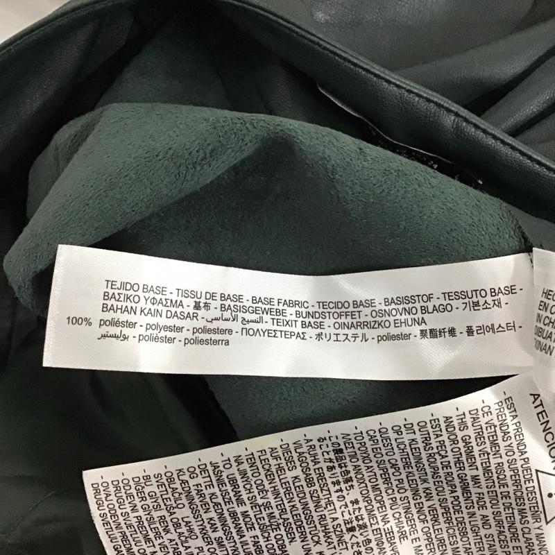 ザラ ZARA スカート ロングスカート 8073 273 501 フェイクレザー XS 無地 黒 / ブラック / レディース USED 古着 中古 10122039