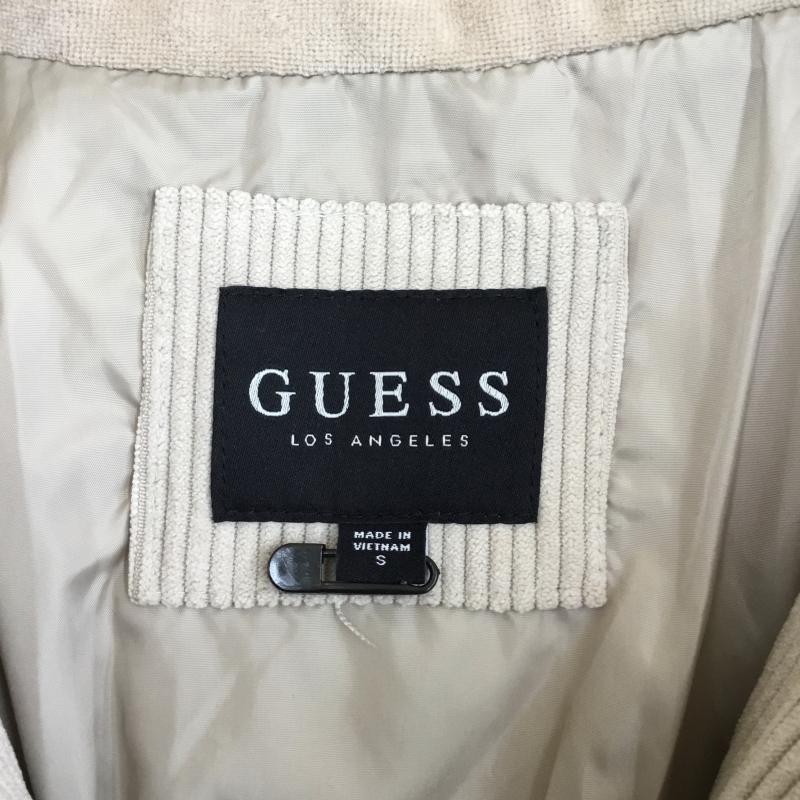 ゲス Guess ジャケット、上着 ジャンパー、ブルゾン KL4W4851 S ロゴ、文字 ベージュ / ベージュ / レディース USED 古着 中古 10137709
