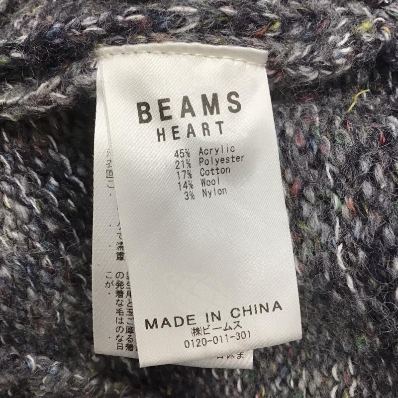 ビームス BEAMS カーディガン 長袖 長袖ニットカットソー ニットカーディガン カラーニットカーディガン M プリント マルチカラー / マルチカラー / メンズ USED 古着 中古 10108045