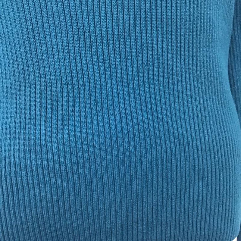 スライ SLY カットソー 長袖 030DAH70-5510-1 SQUARE NECK PUFF SLEEVE トップス スクエアネック FREE 無地 青 / ブルー / レディース USED 古着 中古 10115893