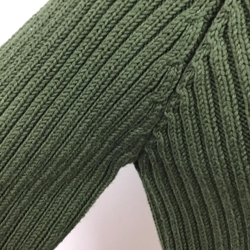 ザラ ZARA ニット、セーター 長袖 長袖ニットカットソー ラグラン ショート丈ニット S 無地 緑 / グリーン / レディース USED 古着 中古 10118532