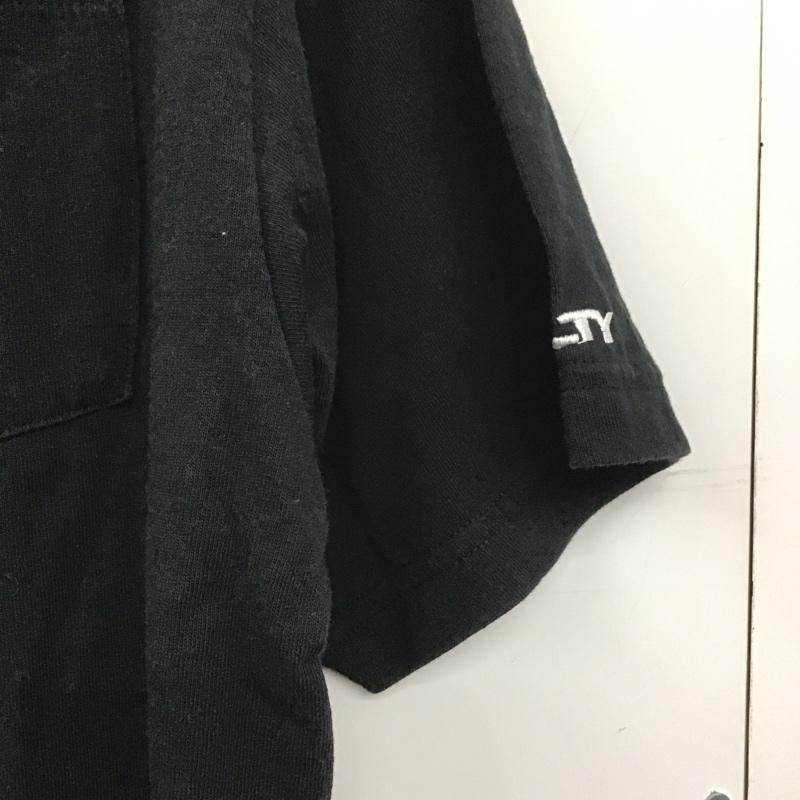 ケルティ KELTY Tシャツ 半袖 半袖カットソー 無地Tシャツ クルーネックカットソー L ロゴ、文字 黒 / ブラック / メンズ USED 古着 中古 10138446