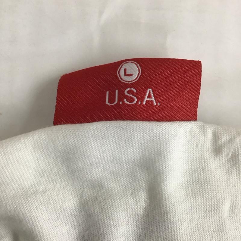 シュプリーム Supreme Tシャツ 半袖 初期 1997年 MarbleCamoBoxLogotee 半袖カットソー プリントTシャツ L ロゴ、文字 白 / ホワイト /  メンズ USED 古着 中古 10111486