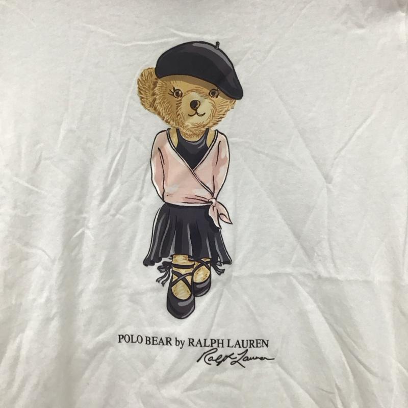 ポロラルフローレン POLO RALPH LAUREN Tシャツ 半袖 POLO BEAR XL プリント 白 / ホワイト / レディース USED 古着 中古 10129861