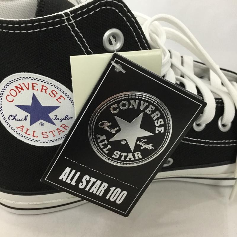 コンバース CONVERSE スニーカー スニーカー 1CK561 ALL STAR 100 COLORS HI 27cm 箱有 27.0cm ロゴ、文字 黒 / ブラック / メンズ USED 古着 中古 10125082