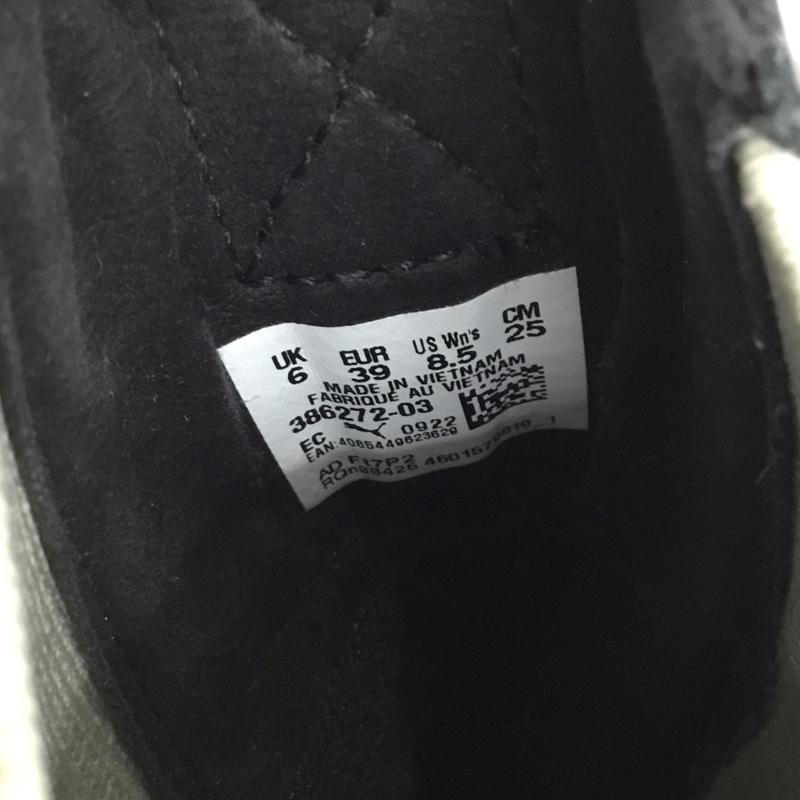 プーマ PUMA ブーツ 一般 386272-03 MAYZE STACK CHELSEA サイドゴア 25cm 25.0cm ロゴ、文字 黒 / ブラック / レディース USED 古着 中古 10136303