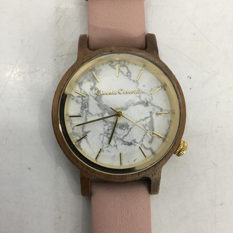 古着 USED 腕時計 アナログ(クォーツ式) CC-A120-LPW 箱有 Claudia Caterini 無地 桃 / ピンク / レディース USED 古着 中古 10134411