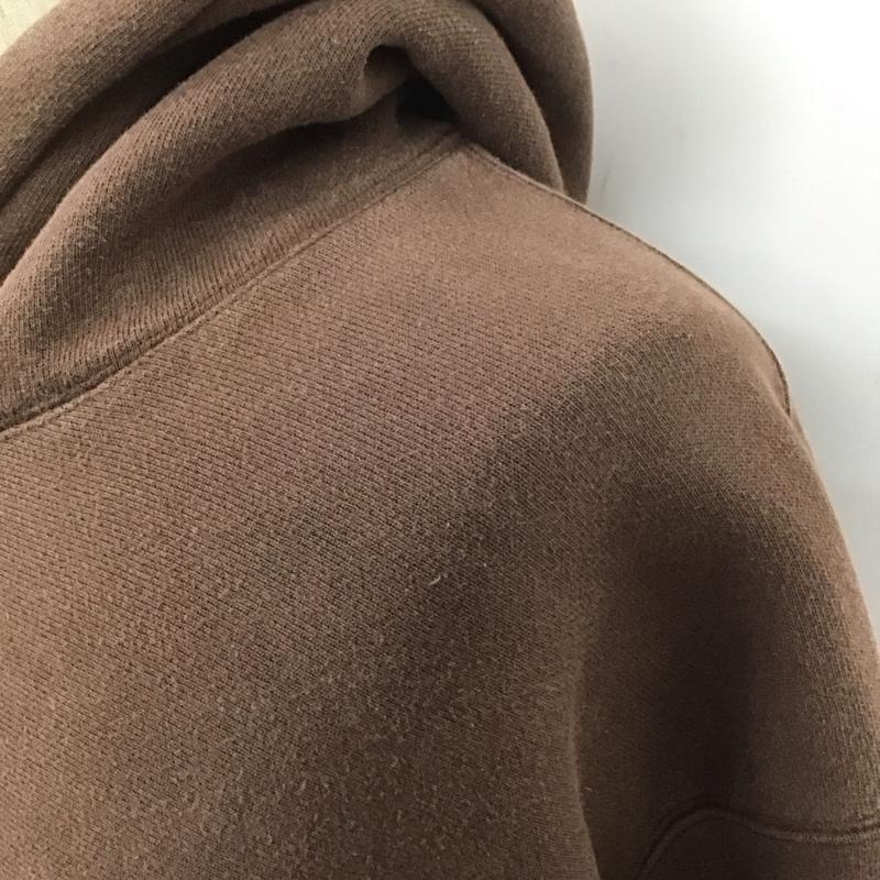 チャンピオン Champion パーカー 長袖 長袖パーカー フード付きパーカー プリントスウェット トレーナー 無地 茶 / ブラウン / メンズ USED 古着 中古 10110393