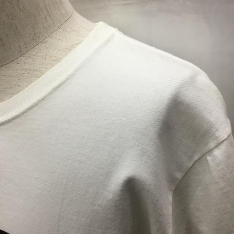 ダブルタップス WTAPS Tシャツ 半袖 クルーネック ロゴ、文字 白 / ホワイト / メンズ USED 古着 中古 10119170