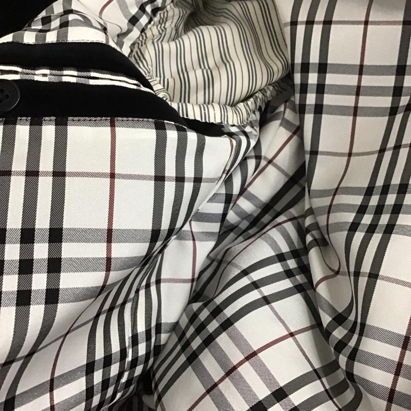 バーバリーブラックレーベル BURBERRY BLACK LABEL セットアップ セットアップ セットアップ コーデュロイジャケット アウター スラックス 2点セット S 無地 黒 / ブラック / レディース USED 古着 中古 10138404