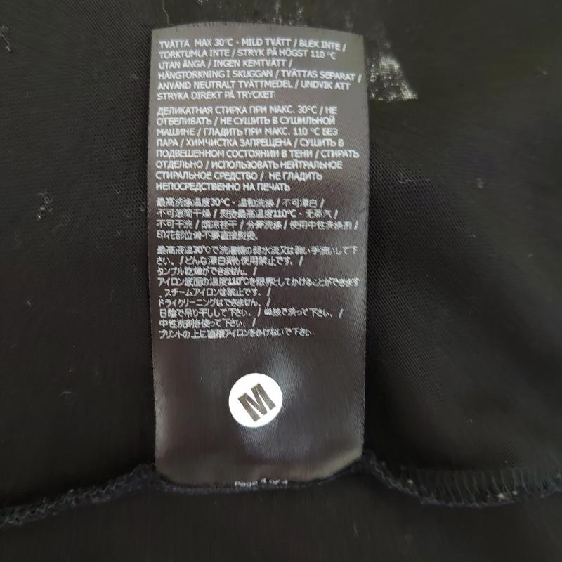 ニューアムス NEWAMS カットソー 半袖 M プリント X 無地 白 / ホワイト / X 黒 / ブラック / メンズ USED 古着 中古 10009287