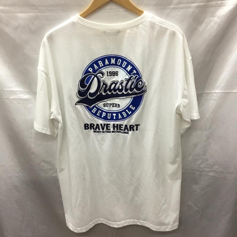 イング INGNI Tシャツ 半袖 231-100388-00 BACKサークルロゴチュニックTシャツ 半袖カットソー プリントTシャツ M プリント 白 / ホワイト / レディース USED 古着 中古 10113322