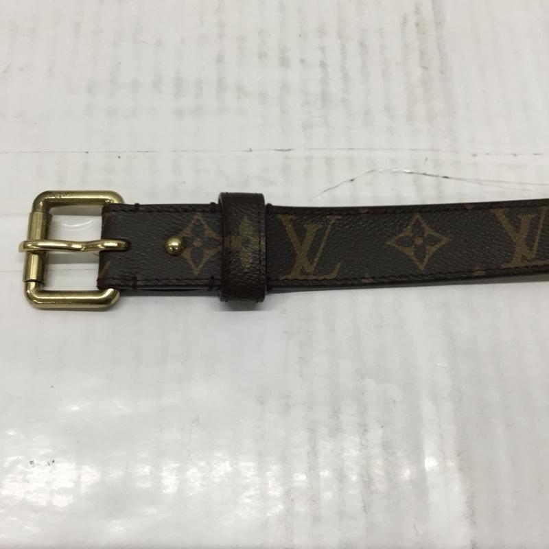 ルイヴィトン LOUIS VUITTON ベルト・バックル ベルト LB1023 モノグラム 総柄 ダークブラウン / ダークブラウン / メンズ USED 古着 中古 10110538