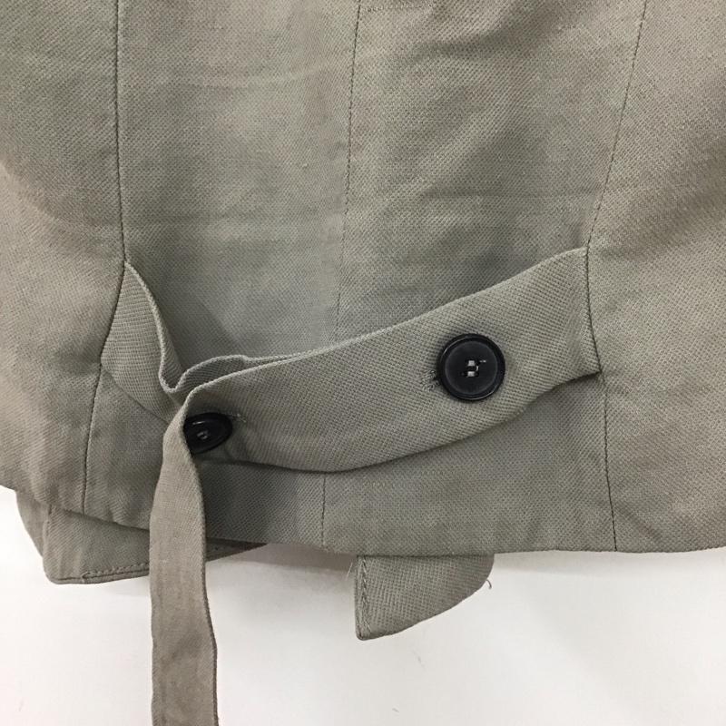 ザラ ZARA ベスト ベスト ベスト ノースリーブカットソー 前ボタン XS 無地 灰 / グレー / レディース USED 古着 中古 10132940
