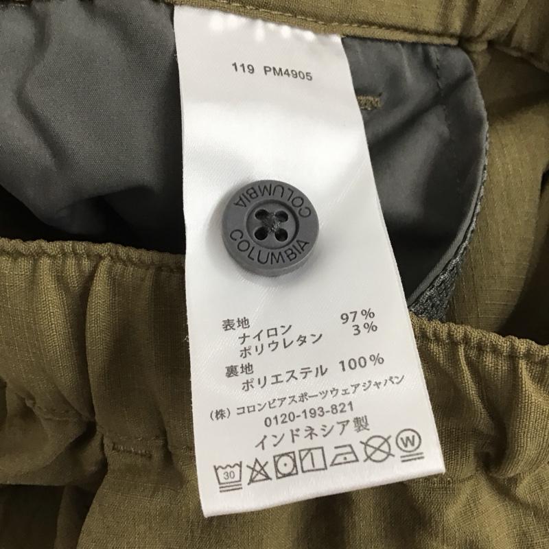 コロンビア Columbia パンツ ショートパンツ 119 pm4905 七分丈パンツ ブルーステムニーパンツ L 無地 カーキ / カーキ / メンズ USED 古着 中古 10133214