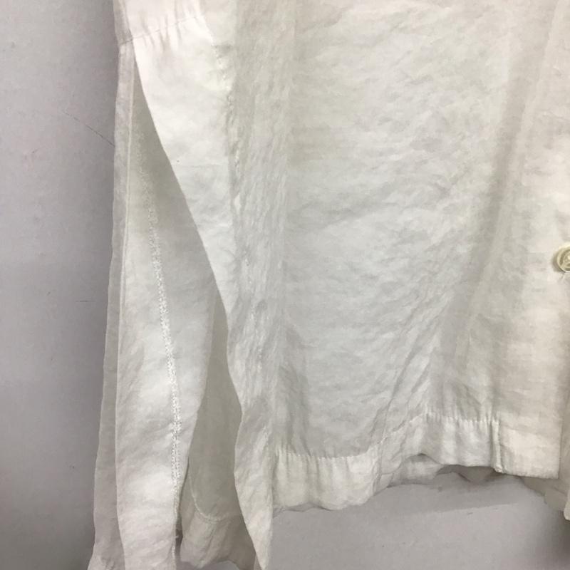 ザラ ZARA シャツ、ブラウス 長袖 3067 022 712 オーバーサイズ S 無地 白 / ホワイト / レディース USED 古着 中古 10139237