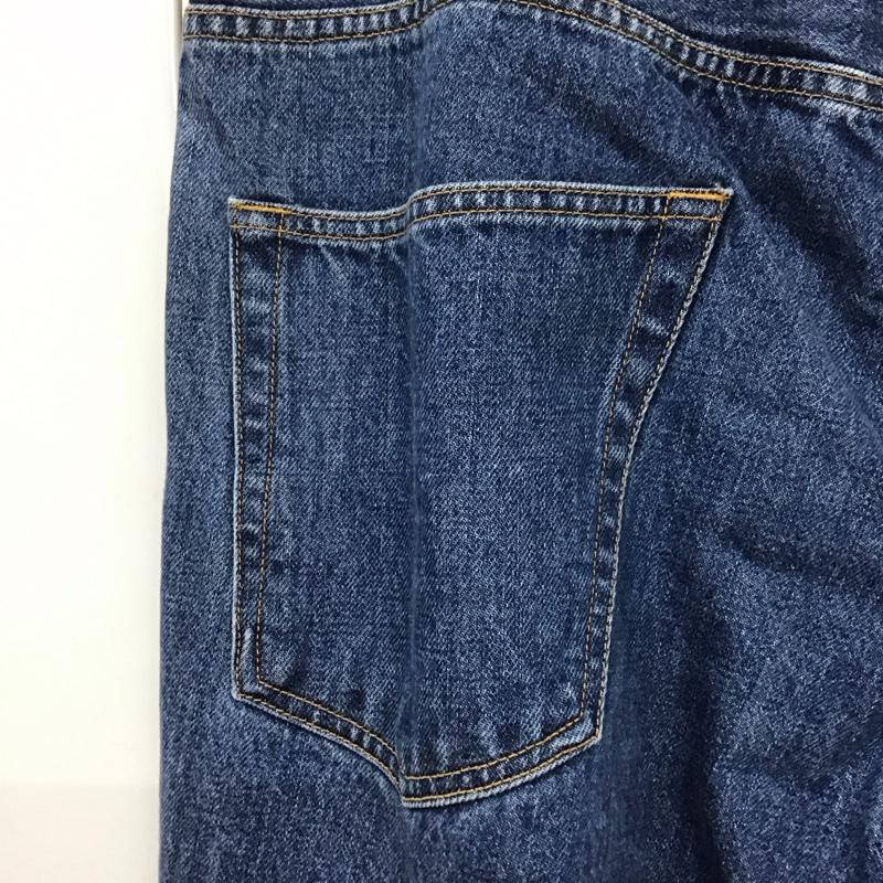 ユアセルフ urself パンツ デニム、ジーンズ デニムパンツ ワイドパンツ カジュアルパンツ 33インチ 無地 インディゴ / インディゴ / メンズ USED 古着 中古 10132400