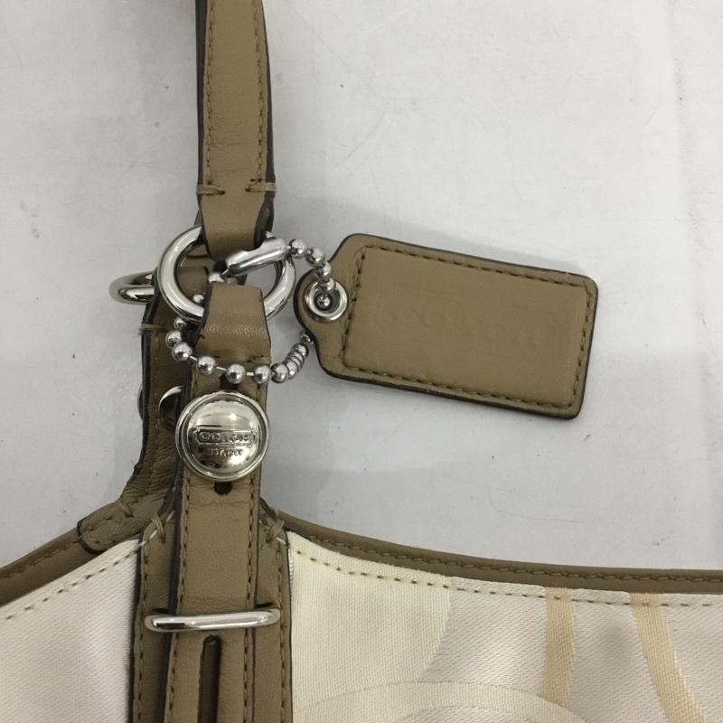 コーチ COACH トートバッグ トートバッグ F16911 シグネチャー 総柄 ベージュ / ベージュ / X 茶 / ブラウン / レディース USED 古着 中古 10142816