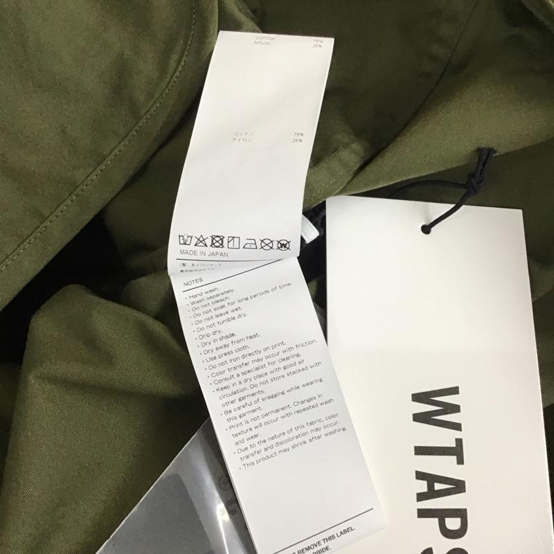 ダブルタップス WTAPS ジャケット、上着 ジャケット、ブレザー 242cwdt-shm04 SCOUTLSNYCOWEATHER 長袖ノーカラージャケット 1 無地 カーキ / カーキ / メンズ USED 古着 中古 10119118