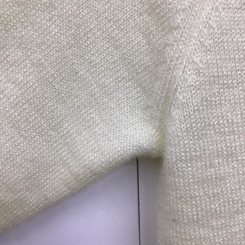 ロペピクニック ROPE PICNIC ニット、セーター 長袖 長袖ニットカットソー Vネック セーター 38 無地 白 / ホワイト / レディース USED 古着 中古 10128937