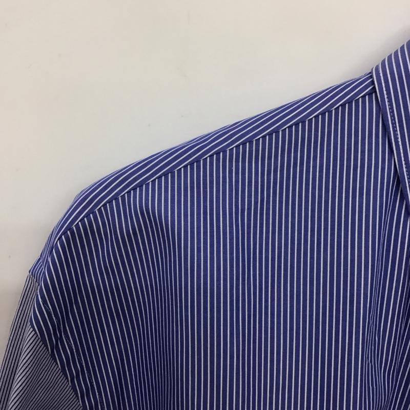 ユニクロ UNIQLO シャツ、ブラウス 長袖 331-436113 長袖シャツ ストライプシャツ カラーシャツ L ストライプ マルチカラー / マルチカラー / メンズ USED 古着 中古 10139039