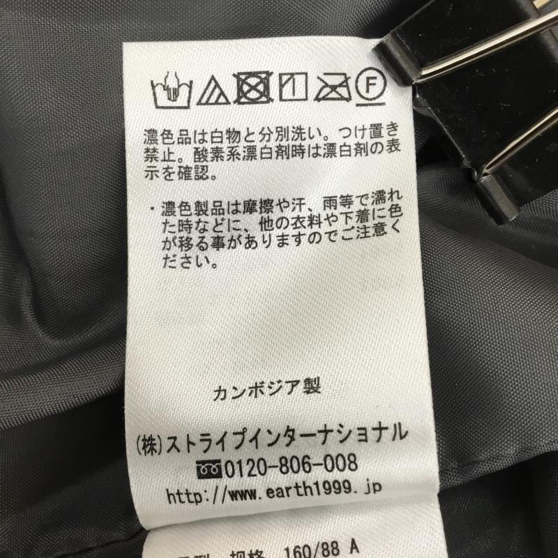 アースミュージックアンドエコロジー earth music&ecology ジャケット、上着 ジャンパー、ブルゾン 18187I20020 L 無地 灰 / グレー / レディース USED 古着 中古 10144218