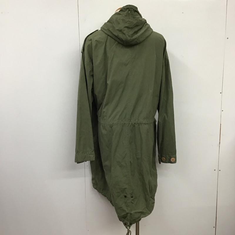 ヒューストン HOUSTON コート コート一般 8415-782-3217 モッズコート ミリタリー L 無地 カーキ / カーキ / メンズ USED 古着 中古 10119162