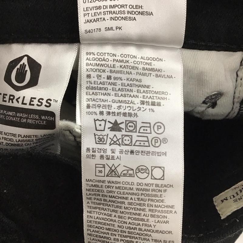 リーバイストラウスアンドコー Levi Strauss & co. パンツ デニム、ジーンズ デニムパンツ ワイドパンツ カジュアルパンツ ストレッチパンツ 31インチ 無地 黒 / ブラック / メンズ USED 古着 中古 10147075